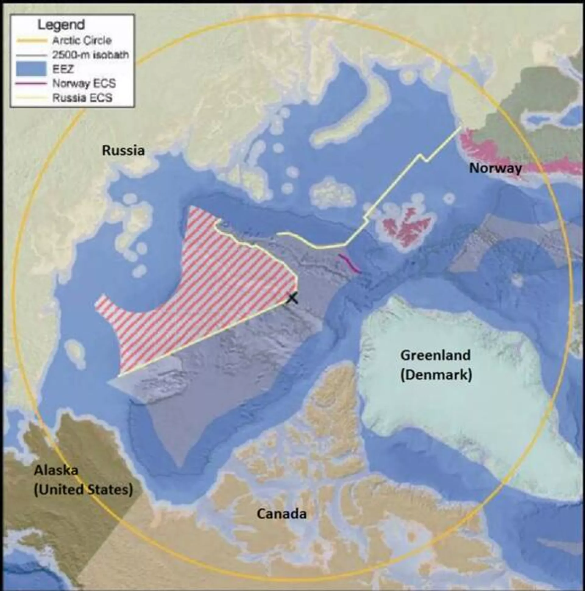 Map of Russia's continental shelf claims. - Sputnik International, 1920, 30.10.2024