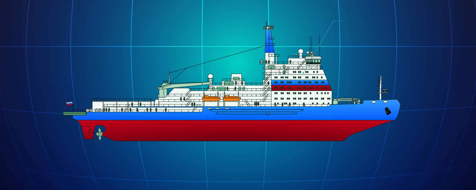 Nuclear-Powered Icebreaker Chukotka - Sputnik International, 1920, 07.11.2024