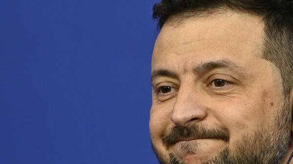 Ukraine's Volodymyr Zelensky  Nov. 7, 2024.  - Sputnik International