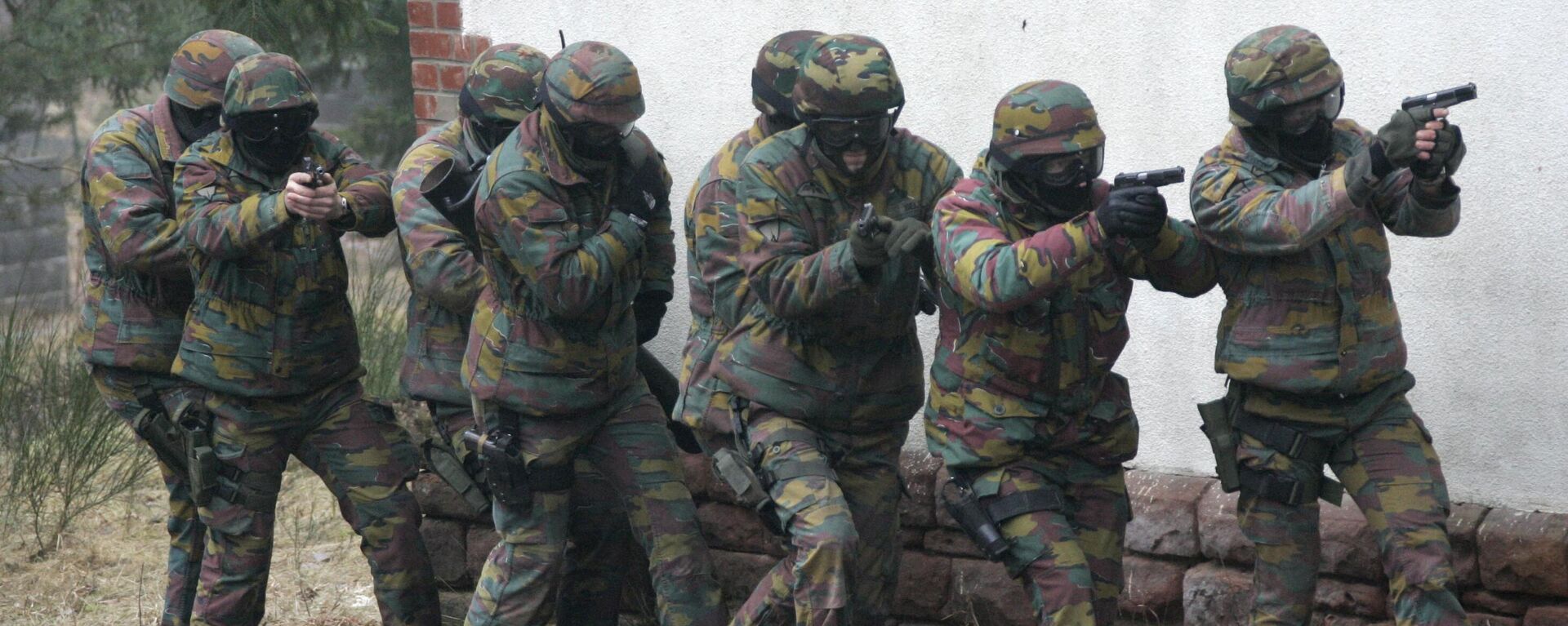 Belgian soldiers during a NATO multi-national military exercise in Bitche, France. - Sputnik International, 1920, 13.01.2025