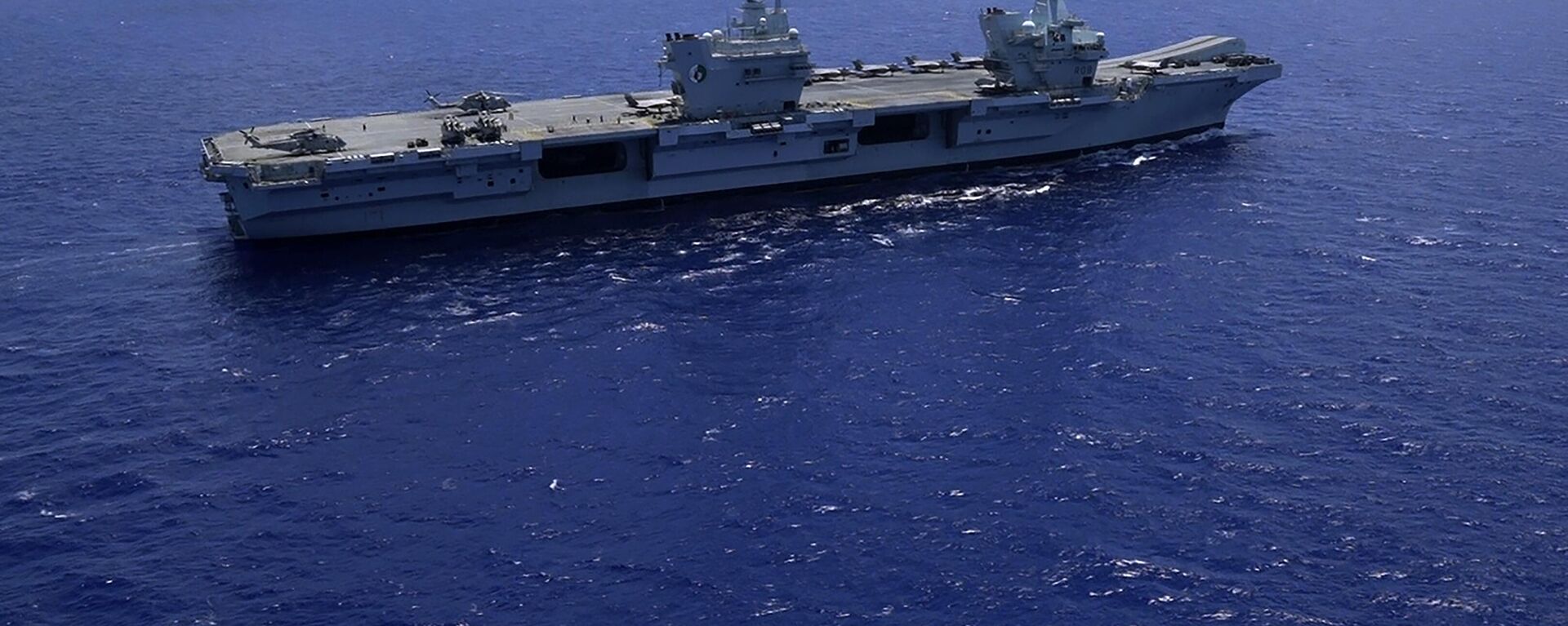 UK's aircraft carrier HMS Queen Elizabeth in the Mediterranean Sea on Sunday, June 20, 2021. - Sputnik International, 1920, 16.11.2024