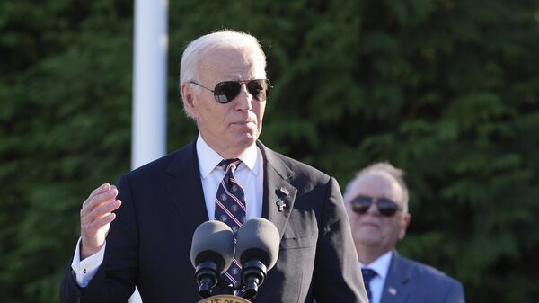 US President Joe Biden speaks at Grubb-Worth Mansion, in Claymont, Del., Monday, Nov. 11, 2024.  - Sputnik International