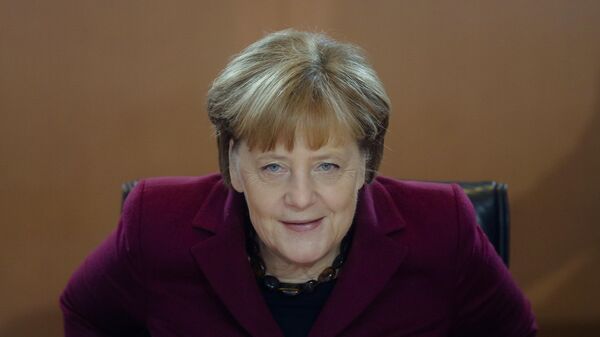 German Chancellor Angela Merkel attends the weekly cabinet meeting of the German government at the chancellery in Berlin, Germany, Friday, Dec. 9, 2016.  - Sputnik International