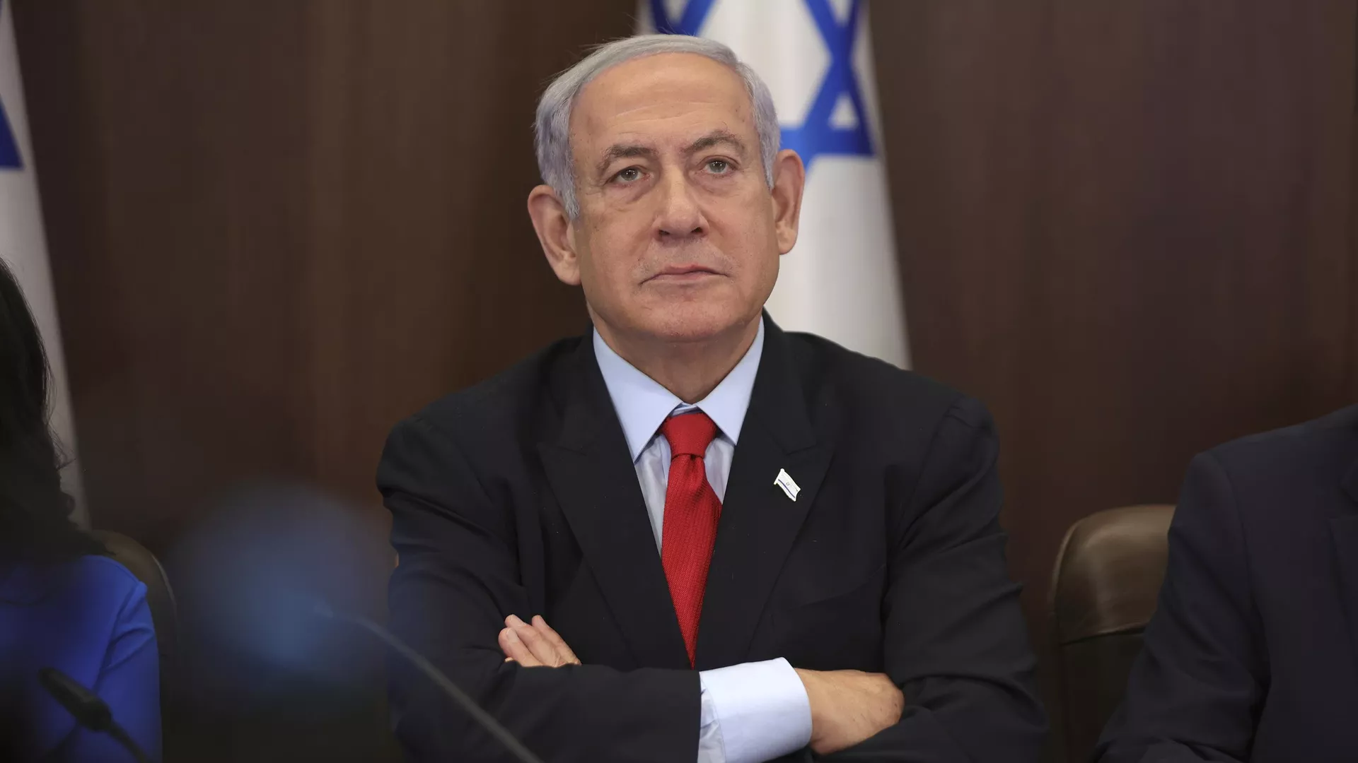 Israeli Prime Minister Benjamin Netanyahu attends the weekly cabinet meeting at the prime minister's office in Jerusalem, Israel, Sunday, July 30, 2023 - Sputnik International, 1920, 17.01.2025