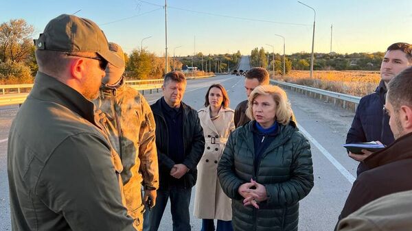 Russian Commissioner for Human Rights Tatyana Moskalkova is seen during the prisoners exchange, as Russia's military operation in continues - Sputnik International