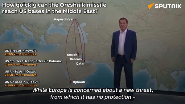 How fast can the Oreshnik missile hit us bases across the world? - Sputnik International