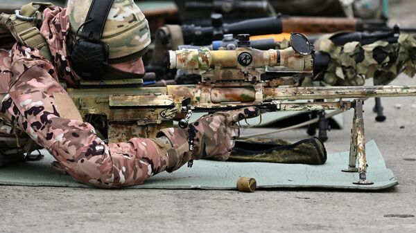 Russian snipers' drills.File photo - Sputnik International