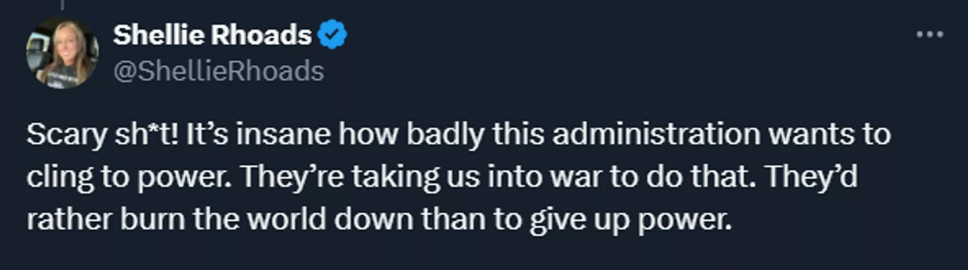 Scary sh*t! It’s insane how badly this administration wants to cling to power. They’re taking us into war to do that. They’d rather burn the world down than to give up power - Sputnik International, 1920, 27.11.2024