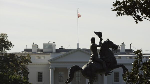 Monument to President Andrew Jackson. Erected in Lafayette Square in front of the White House.  - Sputnik International