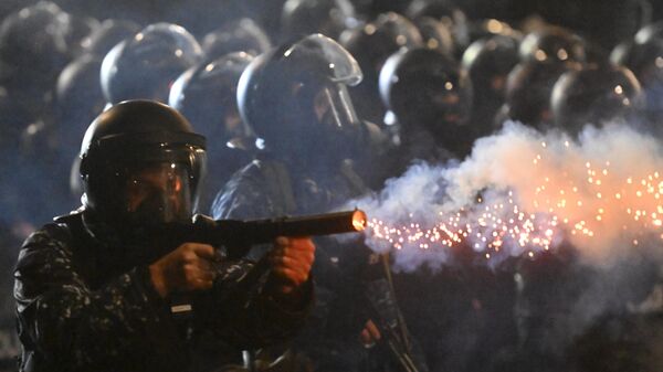 Georgian Riot Police - Sputnik International