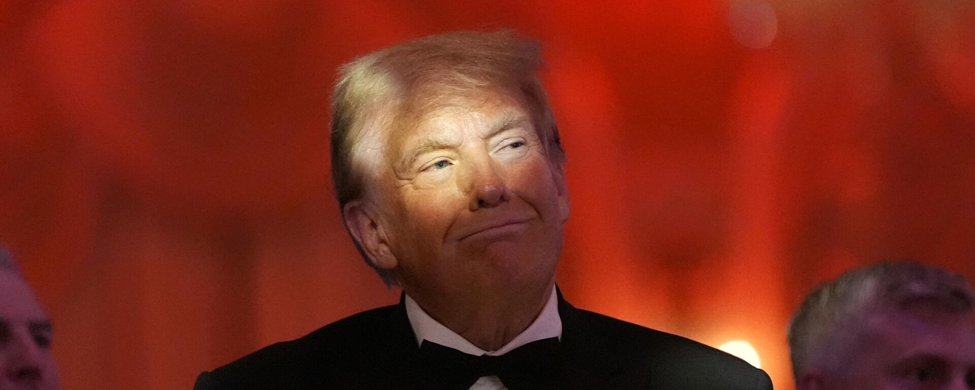 President-elect Donald Trump listens during an America First Policy Institute gala at his Mar-a-Lago estate, Thursday, Nov. 14, 2024, in Palm Beach, Fla.  - Sputnik International, 1920, 09.01.2025