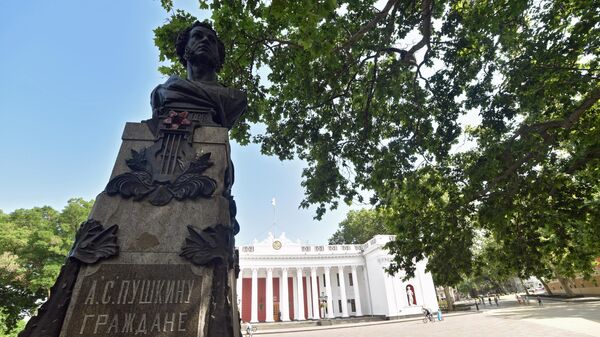 A monument to Alexander Pushkin in Odessa - Sputnik International