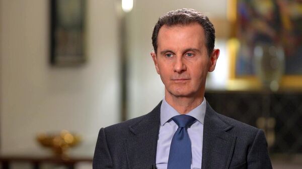 In this video grab, Syrian President Bashar al-Assad  - Sputnik International