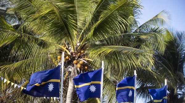 National flags of Nauru. - Sputnik International