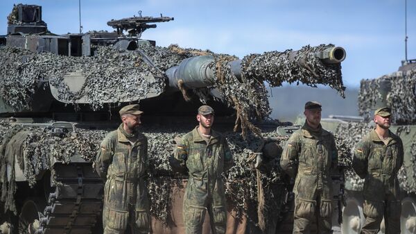 German Bundeswehr soldiers of the NATO enhanced forward presence battalion. File photo - Sputnik International