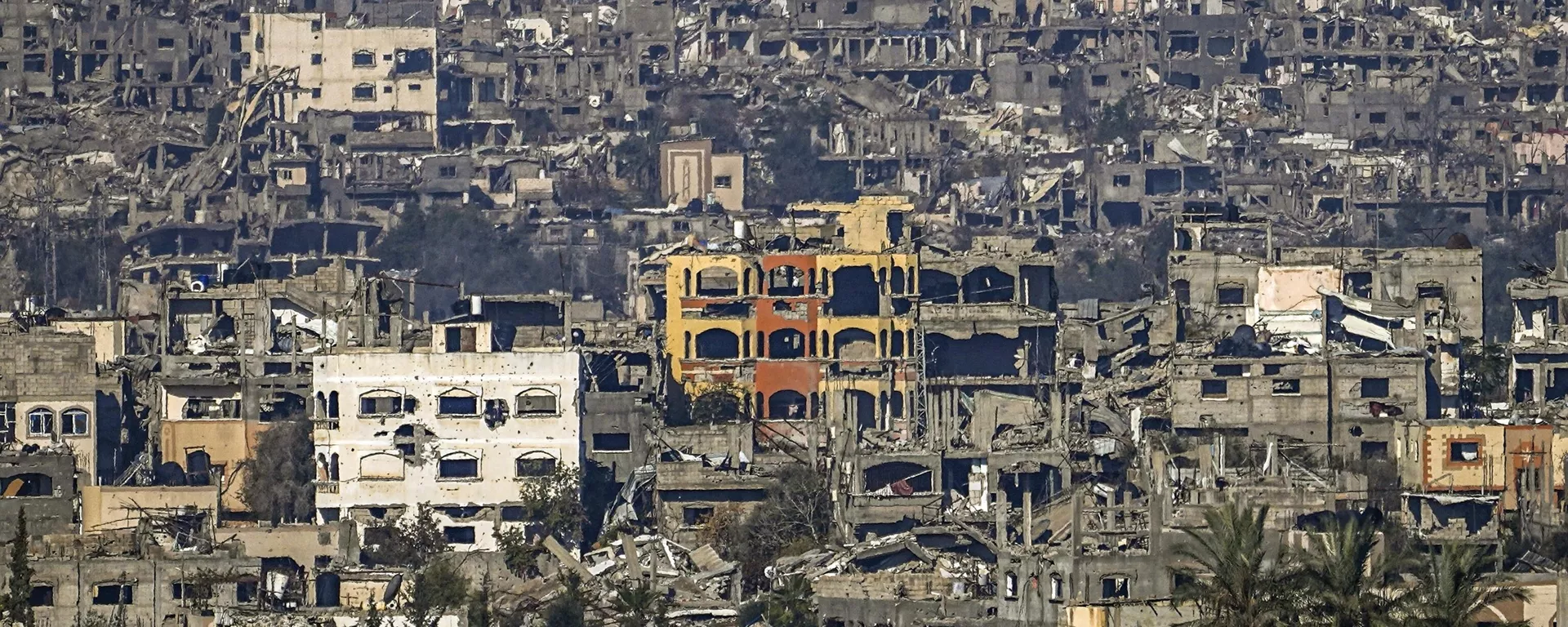 Ruins of Gaza City as seen from southern Israel, Thursday Jan. 2, 2025.  - Sputnik International, 1920, 10.01.2025