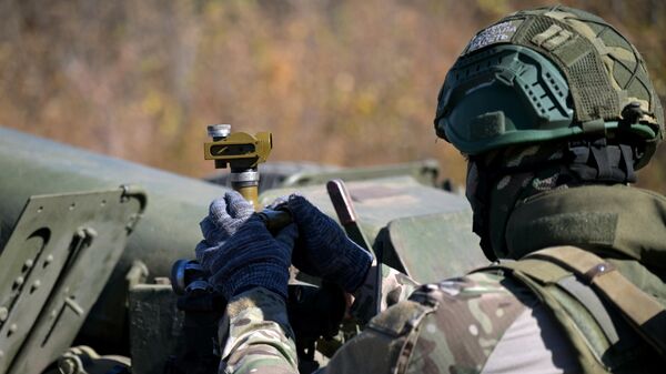 A Russian serviceman in the special military operation zone. File photo - Sputnik International
