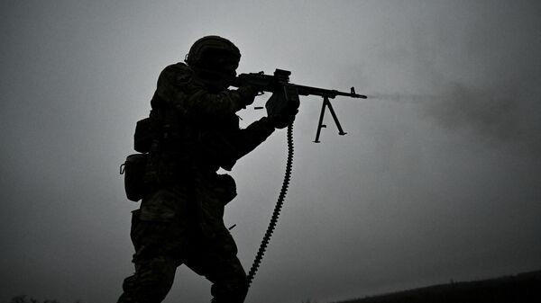 A Russian serviceman in the special military operation zone. File photo - Sputnik International