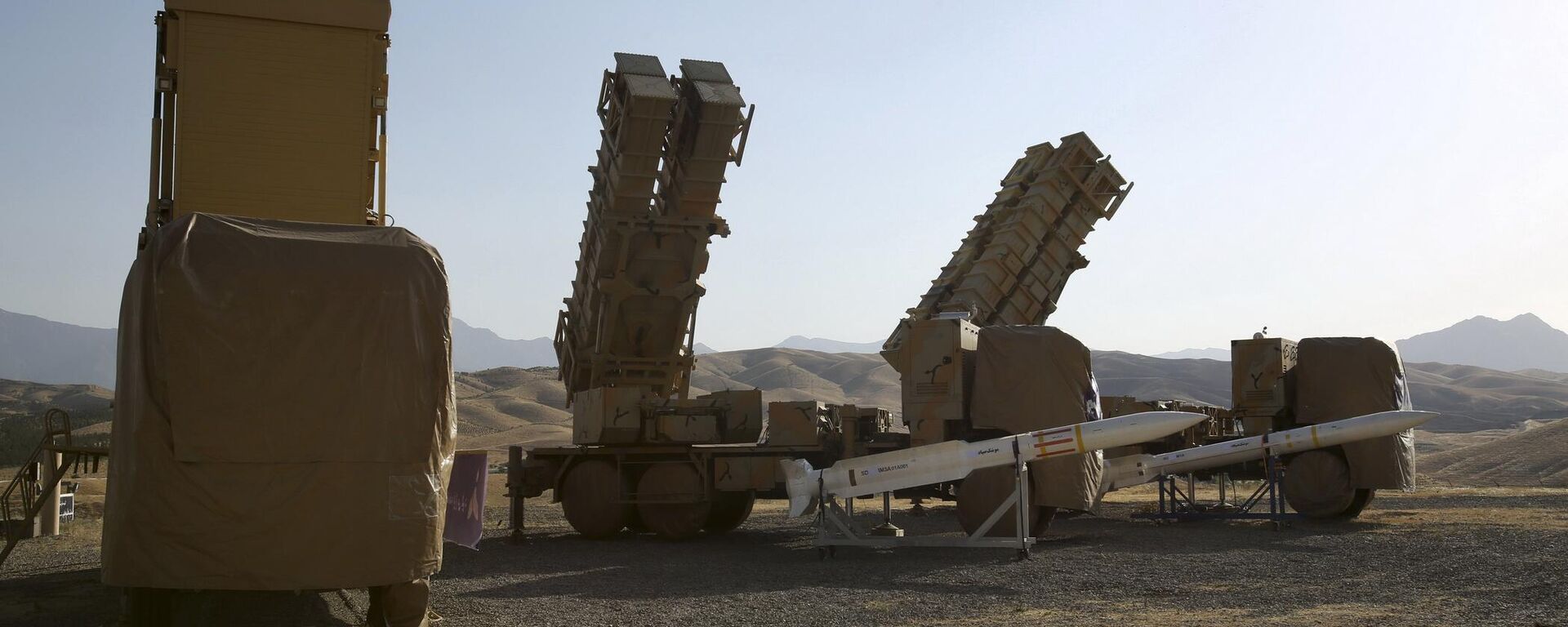 This photo released by the official website of the Iranian Defense Ministry on Sunday, June 9, 2019, shows the Khordad 15, a new surface-to-air missile battery at an undisclosed location in Iran.  - Sputnik International, 1920, 12.01.2025