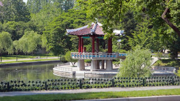 A park in Pyongyang, North Korea - Sputnik International