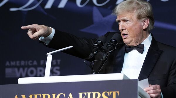 Donald Trump speaks during an America First Policy Institute gala at his Mar-a-Lago estate, Thursday, Nov. 14, 2024, in Palm Beach, Fla. - Sputnik International