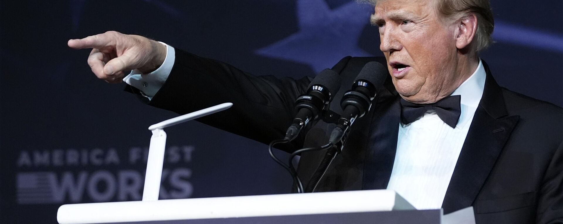 Donald Trump speaks during an America First Policy Institute gala at his Mar-a-Lago estate, Thursday, Nov. 14, 2024, in Palm Beach, Fla. - Sputnik International, 1920, 16.02.2025