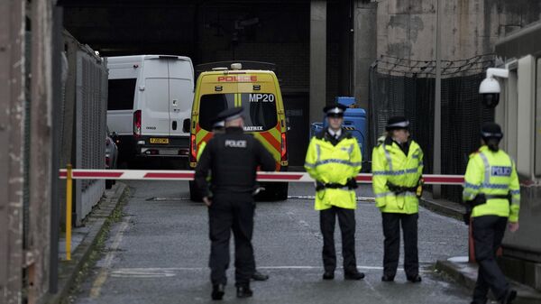 A prison van believed to contain Axel Rudakubana arrives at Liverpool Crown Court in Liverpool, England, Monday, Jan. 20, 2025 where Rudakubana is charged with killing three girls and wounding 10 other people in a stabbing rampage at a Taylor Swift-themed dance class in England last summer. - Sputnik International