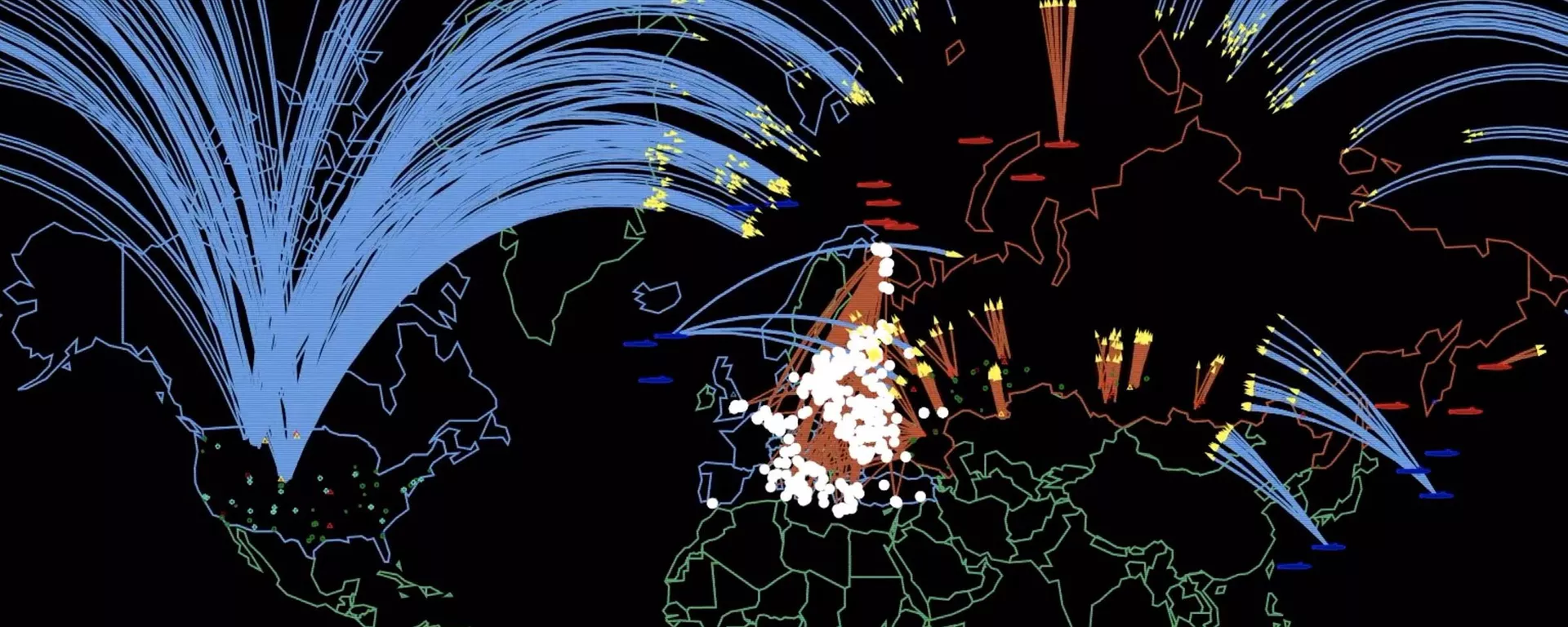 Image from Princeton University Science & Global Security program's PLAN A simulation of a devastating consequences of a nuclear war between the US and Russia. - Sputnik International, 1920, 05.02.2025