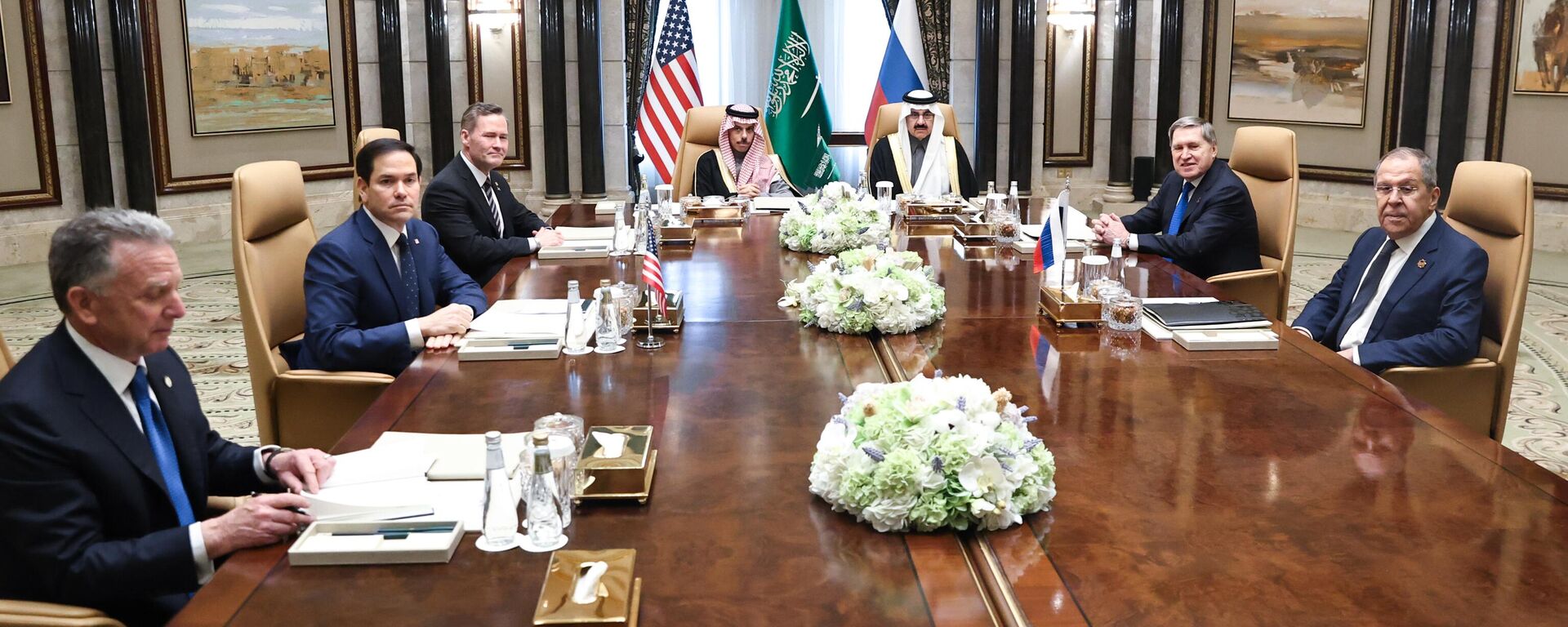 Top Russian and US diplomats meet in Riyadh, Saudi Arabia to discuss peace in Ukraine, and the tattered state of Russia-US relations. Tuesday, February 18, 2025. - Sputnik International, 1920, 18.02.2025