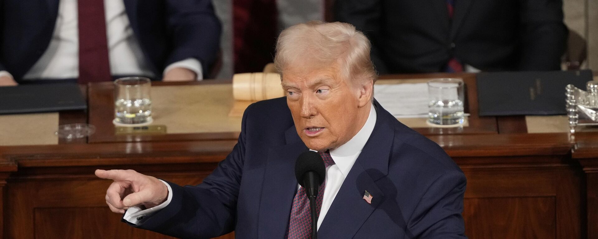 US President Donald Trump addresses a joint session of Congress at the Capitol in Washington, Tuesday, March 4, 2025.  - Sputnik International, 1920, 05.03.2025