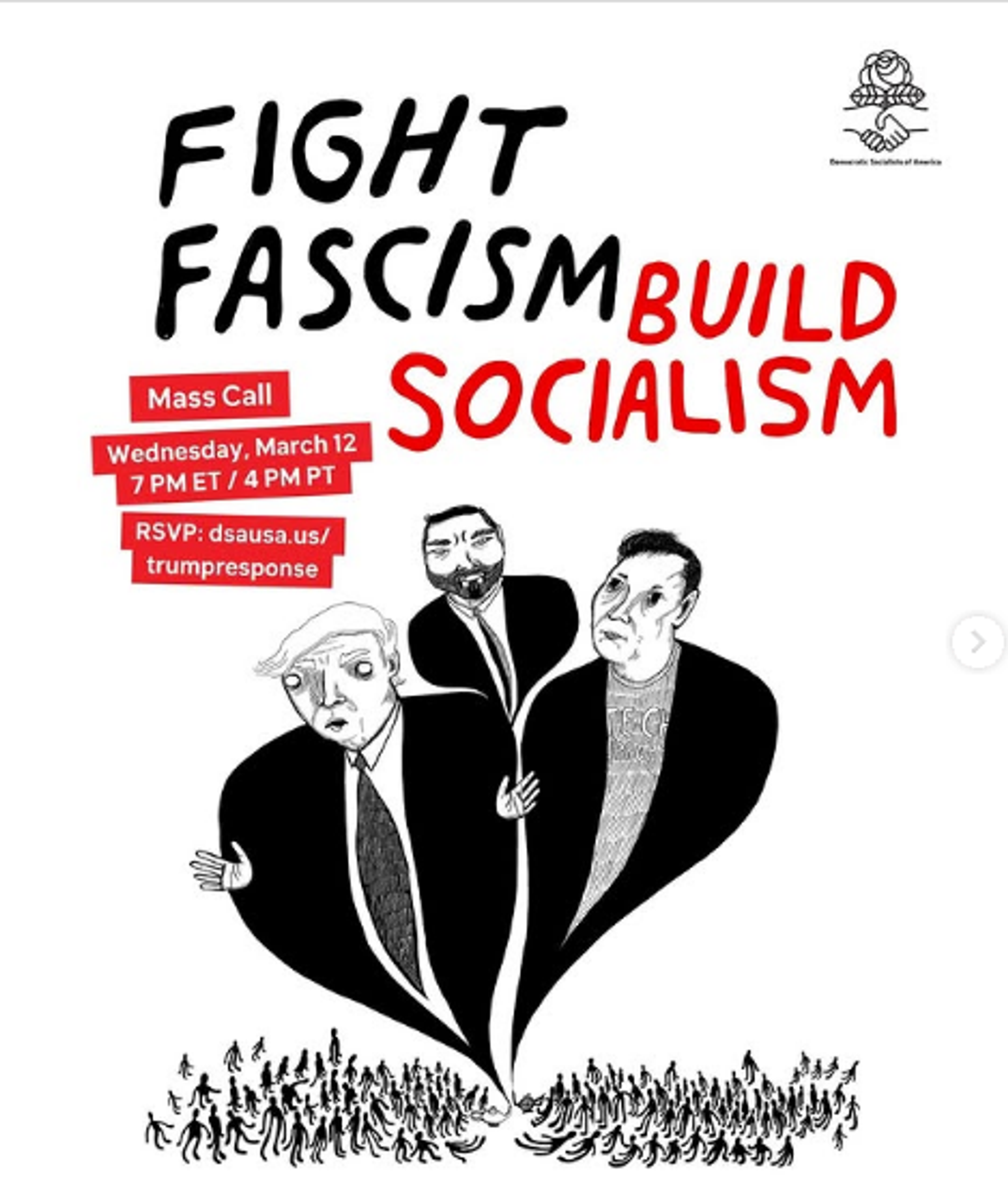 Screenshot from social media account of Democratic Socialists of America  - Sputnik International, 1920, 22.03.2025