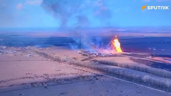 Ukraine strikes Sudzha gas measuring station with HIMARS - Sputnik International