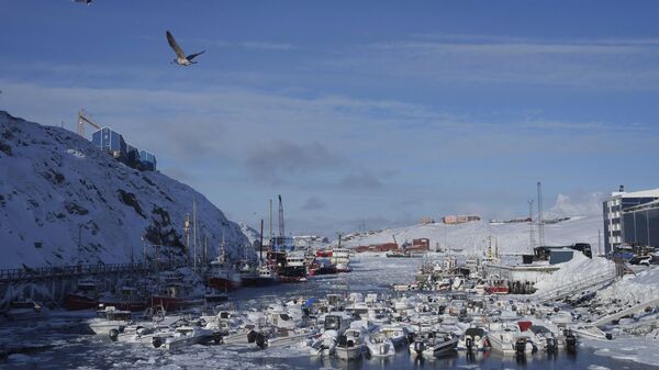 Harbour of Nuuk, Greenland, on March 4, 2025. - Sputnik International