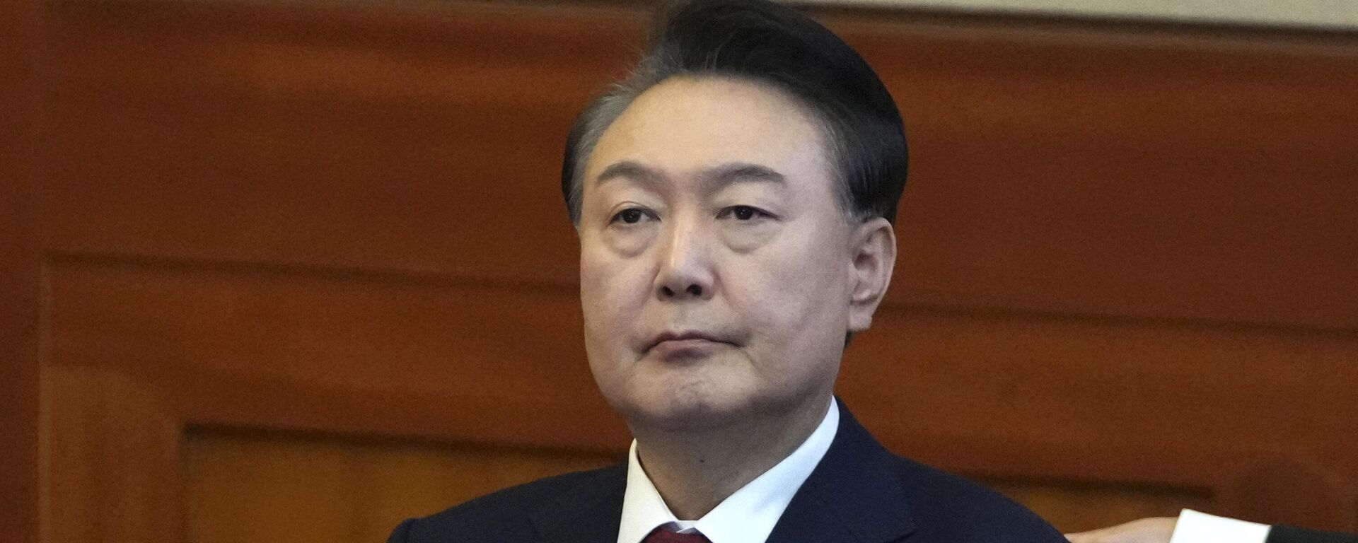 South Korea's impeached President Yoon Suk Yeol attends a hearing of his impeachment trial at the Constitutional Court in Seoul, South Korea, Tuesday, Feb. 11, 2025 - Sputnik International, 1920, 04.04.2025