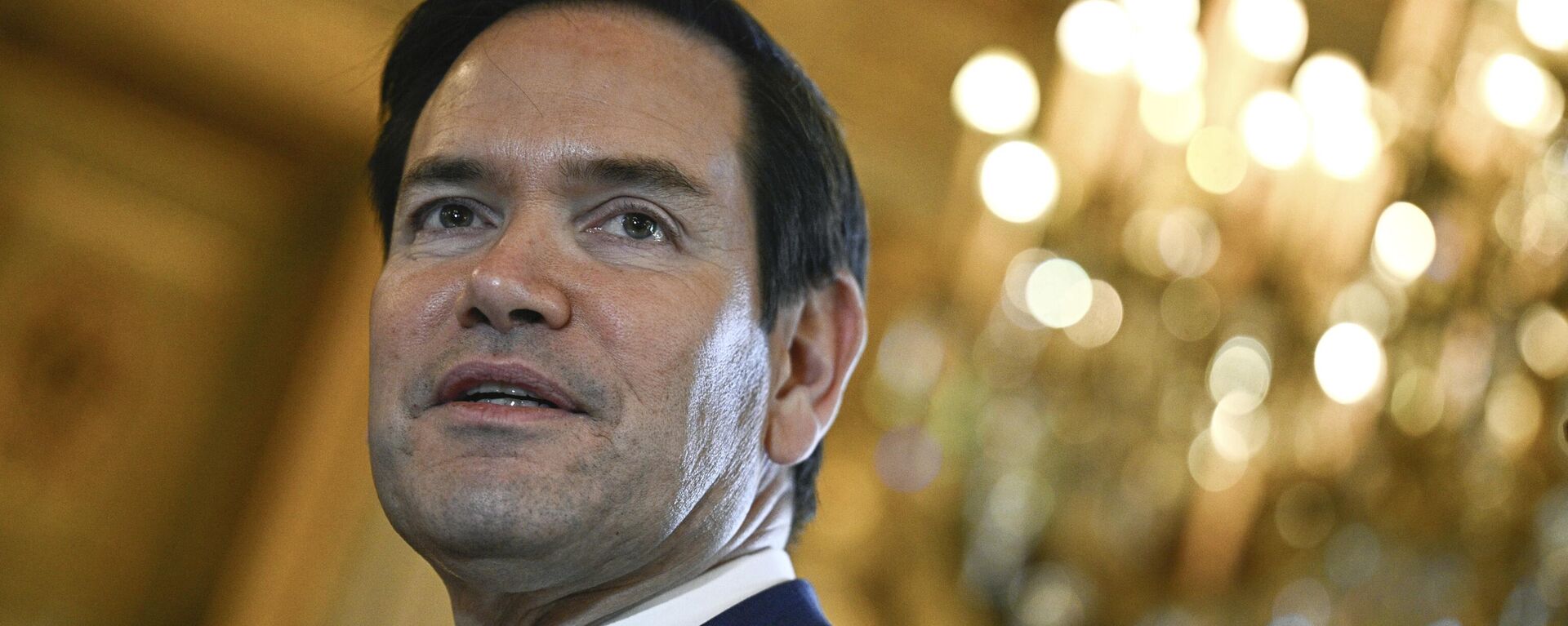 US Secretary of State Marco Rubio looks on as he arrives at the Quai d'Orsay, France's Minister of Foreign Affairs for high-level talks to discuss Ukraine and its security in Paris Thursday, April 17, 2025 - Sputnik International, 1920, 12.06.2025
