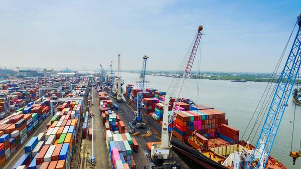 Lagos Port. Photo by Nigerian Ports Authority. - Sputnik International