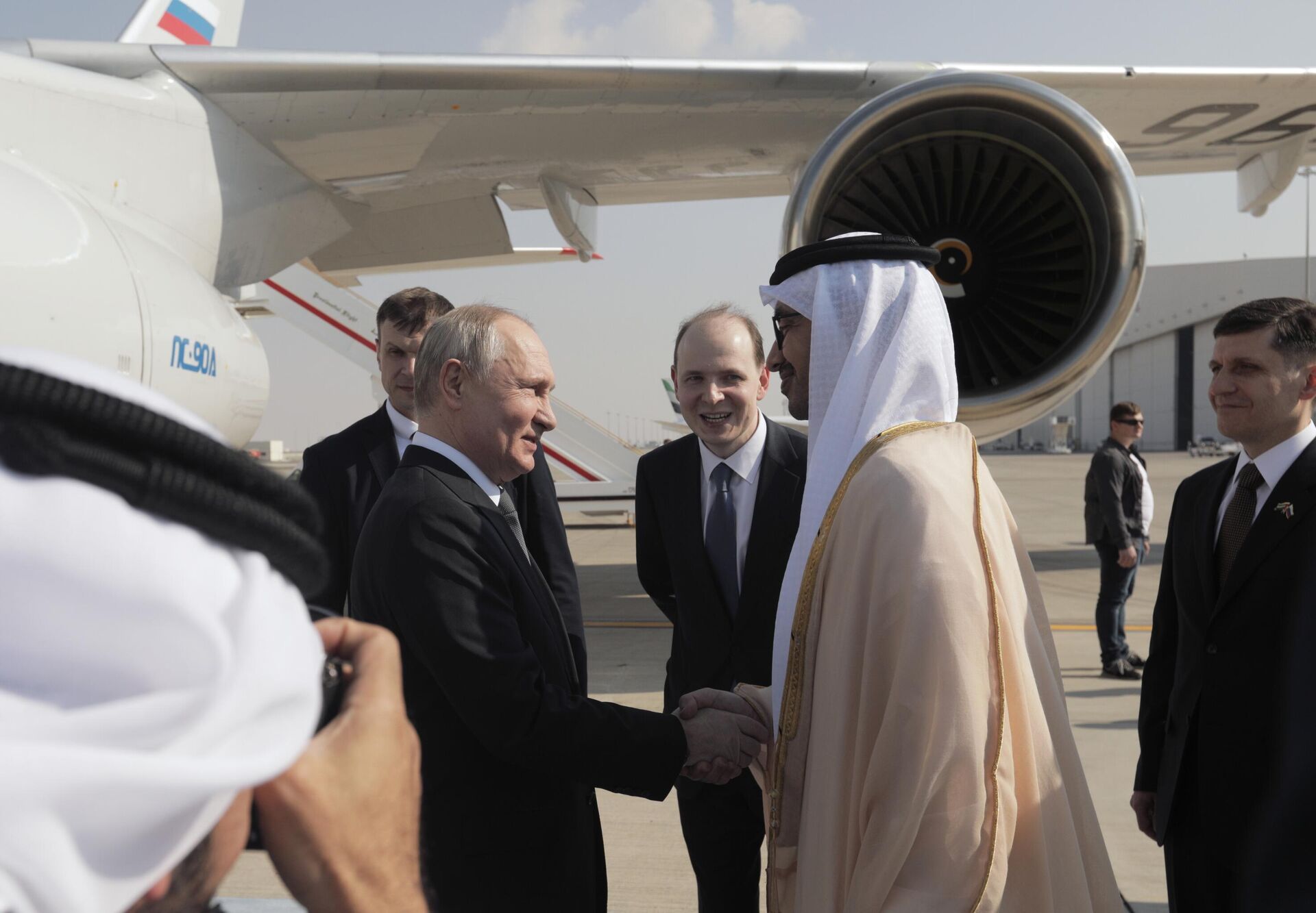 Russian President Vladimir Putin's visit to the United Arab Emirates on December 6, 2023. Russian President Vladimir Putin's visit to the United Arab Emirates on December 6, 2023. - Sputnik International, 1920, 07.05.2025