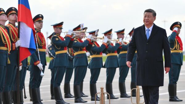 Chinese President Xi Jinping has arrived in Moscow on an official visit.  - Sputnik International