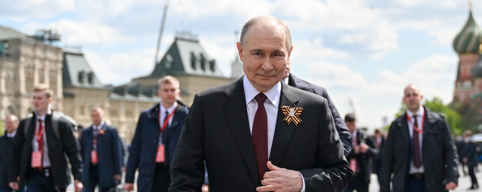 Russian President V. Putin and foreign leaders at the military parade in honor of the 80th anniversary of Victory - Sputnik International, 1920, 13.05.2025