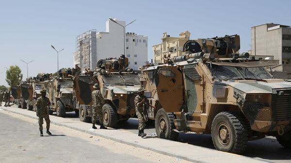 Libyan forces are deployed in Tripoli, Libya, Saturday, Aug. 27, 2022 - Sputnik International