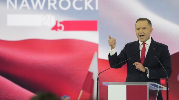 Karol Nawrocki, the presidential candidate backed by the conservative Law and Justice party. - Sputnik International