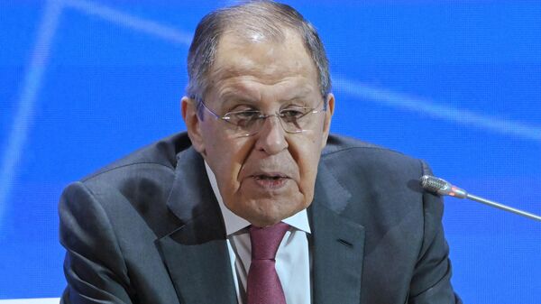 Foreign Minister Sergey Lavrov at the conference Historical Southern Russian Lands. National Identity and Self-Determination of Peoples in Moscow. - Sputnik International