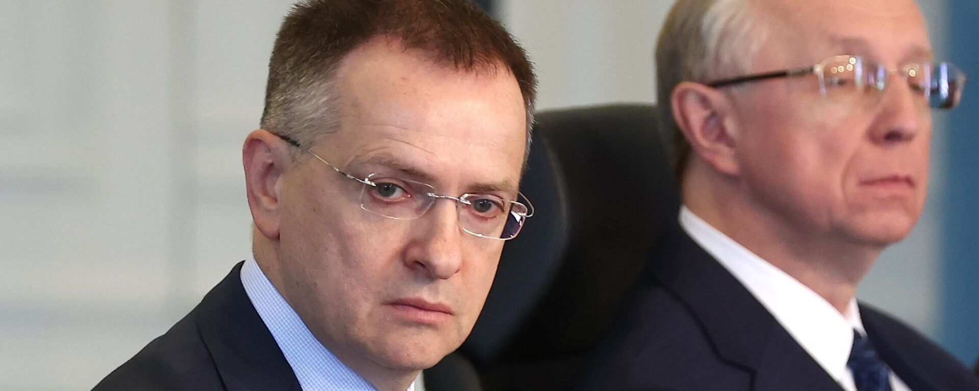 Russian Presidential Aide Vladimir Medinsky (left) at direct negotiations between the delegations of Russia and Ukraine at the Ciragan Palace in Istanbul. - Sputnik International, 1920, 09.06.2025