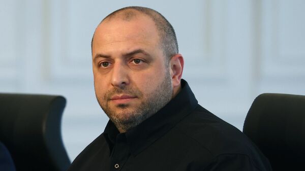 Ukrainian Defense Minister Rustem Umerov at direct talks between the delegations of Russia and Ukraine at the Ciragan Palace in Istanbul. - Sputnik International