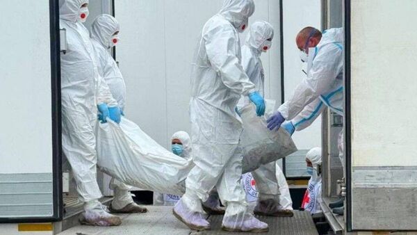 Exchange of bodies of fallen servicemen within the framework of the Istanbul agreements between Russia and Ukraine. - Sputnik International