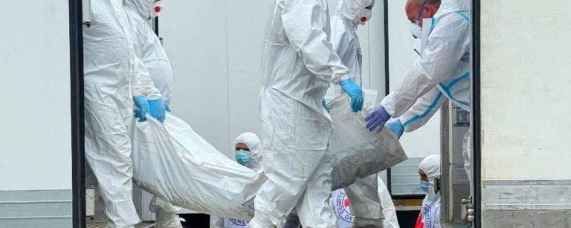 Exchange of bodies of fallen servicemen within the framework of the Istanbul agreements between Russia and Ukraine. - Sputnik International, 1920, 23.10.2025