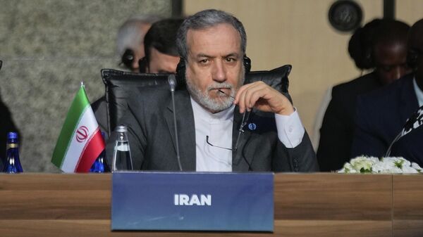 Iranian Foreign Minister Abbas Araghchi listens to speeches as he attends the Council of Foreign Ministers of the Organization of Islamic Cooperation meeting, in Istanbul, Turkey, Saturday, June 21, 2025.  - Sputnik International
