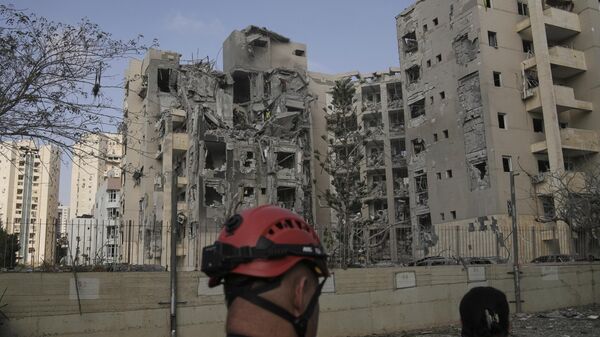 Iranian strike on Beersheba - Sputnik International