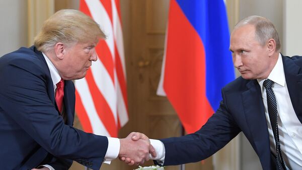 Meeting of Russian President Vladimir Putin and US President Donald Trump in Helsinki - Sputnik International