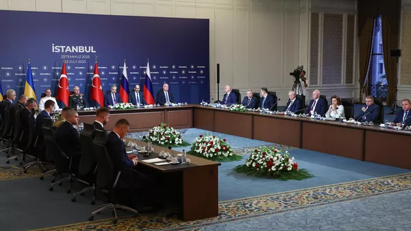 Third round of Russia-Ukraine Istanbul talks  - Sputnik International